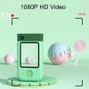 Oreilet Kids Smart Phone Toy, 2.8 Inch Touch Screen 1080P with 180 Flip Camera, Music Video Player Educational Games for Toddlers Children (Dinosaur Green) view 3