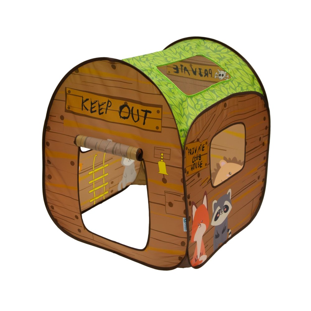 Pacific Play Tents Lil Club House Pop-up Tent (60855) - Indoor/Outdoor Pop-up Playhouse for Toddler & Kids Easy Setup