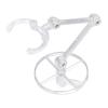 AHANGYGER 10 Sets Doll Stands Display Holders, Action Figure Stand for 6 Inch , Mini Doll Support Frame with Adjustable Clamp, Plastic Material for Anime Figures Collection and Home De (Transparent) view 4