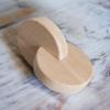 Montessori Wooden Baby Toy Set  Natural Beech Wood Sensory Toys for Infants (012 Months) | Rolling Drum, Wooden Rattles, Bell Shaker, Teether Rings | Non-Toxic, Handmade Development Toys view 4
