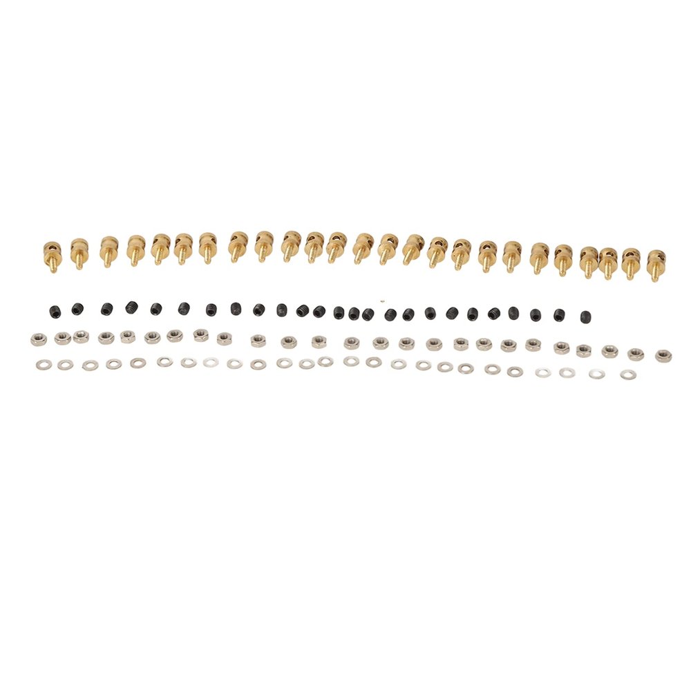 Acouto RC Pushrod Linkage Stopper Quick Adjuster Pushrod Linkage Stopper RC Push Rod Connector with Screws Nuts Gaskets Model Boat Airplane Helicopter Toys & GamesRemote & App (2.0MM)