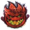 VATH Spitfire Flame Head Handlebar Sticker 79mmW x 90mmH / 3 1/8" x 3 1/2" [C84] view 1