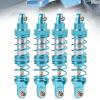 4pcs Metal Shock Damper with Spare Springs, Universal RC Crawler Shock Damper, 1/10 Scale Shock Absorber for SCX10 D90, High Performance Suspension Upgrade for RC Crawler Cars (70mm) view 2