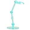 10PCS Action Figure Stand, Plastic Translucent Doll Model Support Base, Display Holder for 6 Inch Dolls with 30 Accessories, 40 Screws and Nuts, Compatible with SD, BB Figures and (Transparent Green) view 4