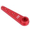 Acouto 25T Servo Arm Machining Aluminium Alloy 25T Servo Arm WPL 1627 RC Truck RC Accessory Remote & App Controlled Vehicle (WPL1627R red) view 1