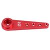 Acouto 25T Servo Arm Machining Aluminium Alloy 25T Servo Arm WPL 1627 RC Truck RC Accessory Remote & App Controlled Vehicle (WPL1627R red) view 3