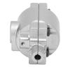 Aluminum Alloy Front and Rear Gearbox, RC Car Upgrade Part for HBX 1/24 2098B Climbing Car, Metal Gear Box with Bearings and Wrenches, Lightweight Durable Replacement for Enhanced (Silver) view 3