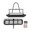 BAODEYOUB Durable Metal Rear Bumper for TRX 4 SCX10 90046 SCX10III 90047, RC Rear Bumper Set, Aluminum Alloy Rear Bumper with Objects Drag Function, 1/10 Climbing Car Rear Bumper for RC Acce view 1