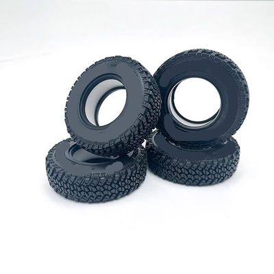 4PCS 1.9-inch Rubber Tires for 1/10 RC Crawler Car Trax-xas TRX4 SCX10 RC4WD D90 TRX6 G63 Cherokee Camel Cup Wrangler Accessories