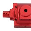 Aluminum Alloy Front and Rear Gearbox, RC Car Upgrade Part for HBX 1/24 2098B Climbing Car, Metal Gear Box with Bearings and Wrenches, Lightweight Durable Replacement for Enhanced (Red) view 4