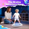 Maze Balance Board for Kids, 3 Replaceable Labyrinth Boards 140lbs Capacity - Sensory Integration & Proprioceptive Training Wobble Board for Therapy/Ski/Surf Prep view 2
