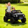 24V Ride On Car, Electric Car for Kids, Ride on Toys, Kids Cars with 3 Speeds Adjustable, Bluetooth, Parent Remote Control, Spring Suspension, AUX Port-Black view 4