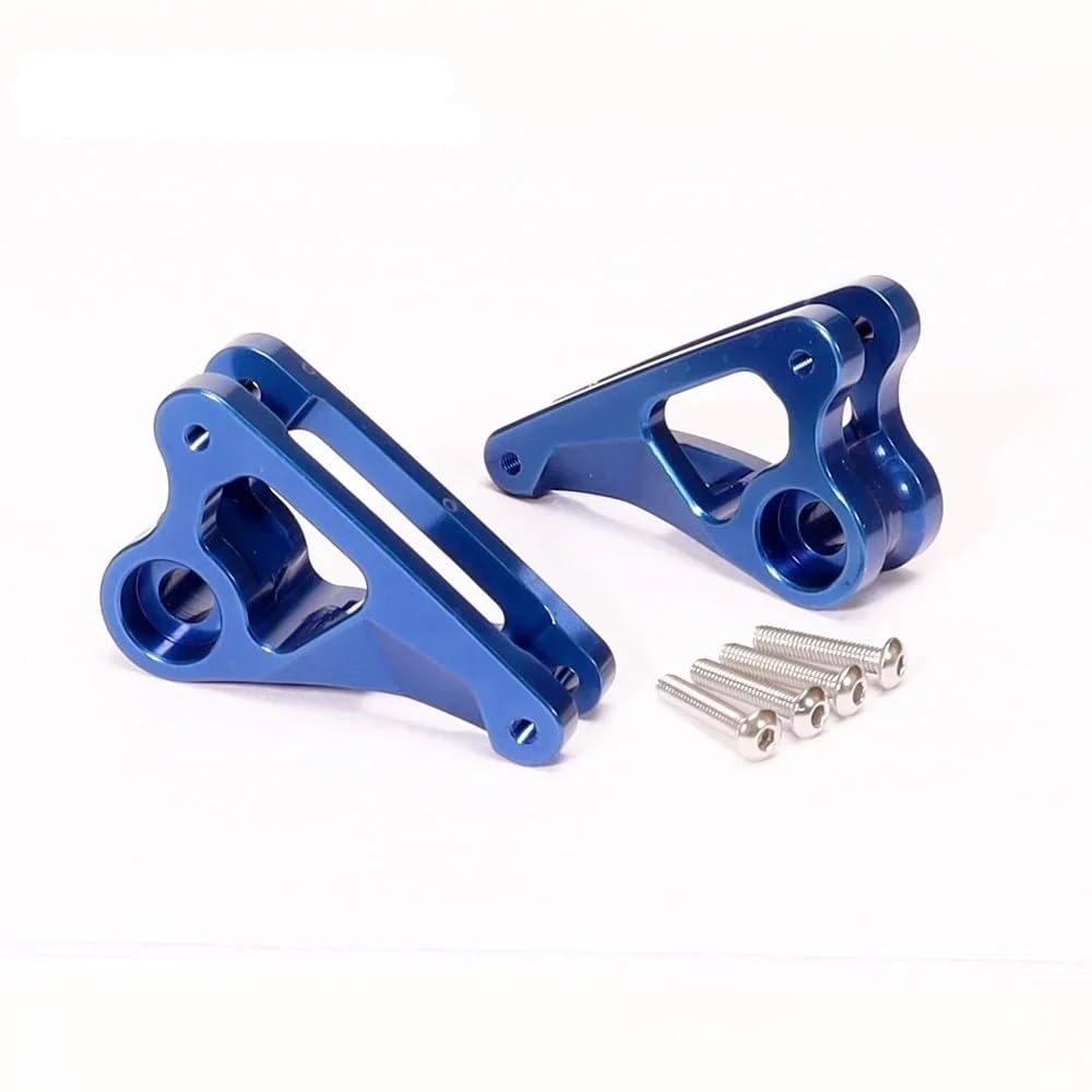 Aluminum Front/Rear Progressive-2 (90-T) Rocker Arm Set 5358 for RC Car Trax-xas 1/10 Revo 3.3 E-Revo 2.0 Slayer Pro 4X4 Summit(Front-Blue)