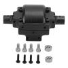 Aluminum Alloy Front and Rear Gearbox, RC Car Upgrade Part for HBX 1/24 2098B Climbing Car, Metal Gear Box with Bearings and Wrenches, Lightweight Durable Replacement for Enhanced (Black) view 3