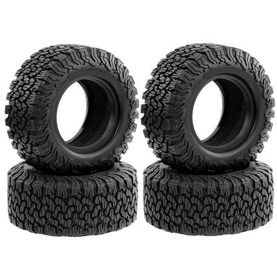 1/4Pcs for 1.9 inch 90 * 37mm Beadlock Rubber Wheel Tires for Axial SCX10 II TRX-4 1/10 RC Crawler Car Model Upgrade Parts