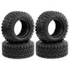 1/4Pcs for 1.9 inch 90 * 37mm Beadlock Rubber Wheel Tires for Axial SCX10 II TRX-4 1/10 RC Crawler Car Model Upgrade Parts view 1