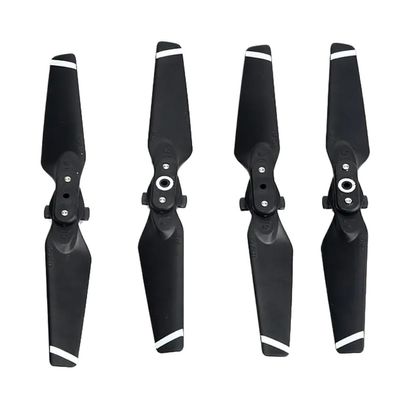 4pcs Compatible With Automotive Motorcycle Parts Spark Propeller Quick Release Folding Carbon Fiber Propeller For Spark Drone Accessories(Silver)