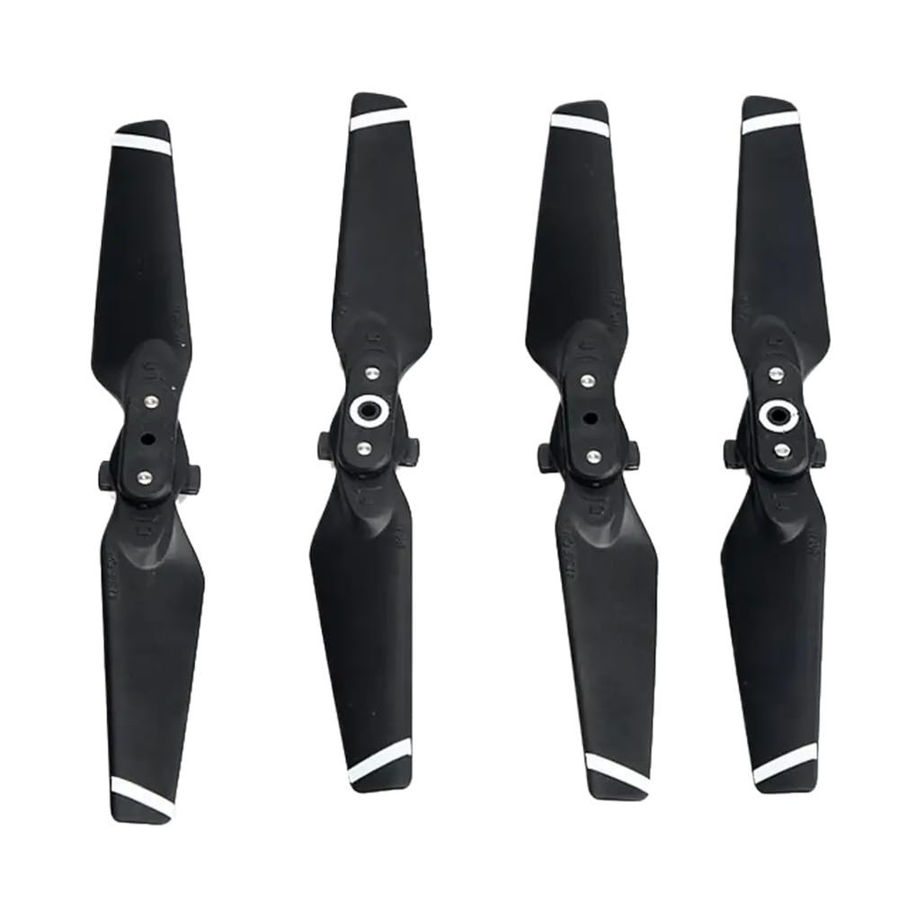 4pcs Compatible With Automotive Motorcycle Parts Spark Propeller Quick Release Folding Carbon Fiber Propeller For Spark Drone Accessories(Silver)