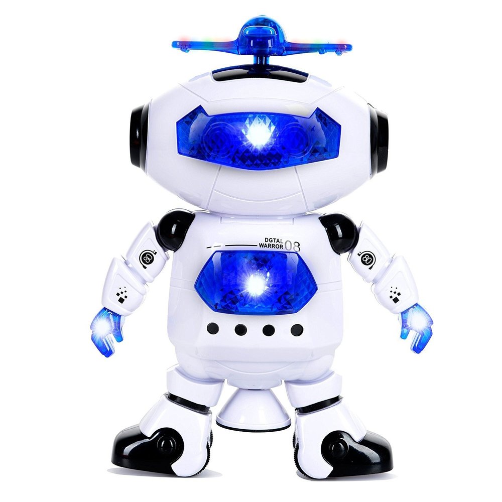 A and E Imports - 10" Walking & Dancing RC Robot w/Music