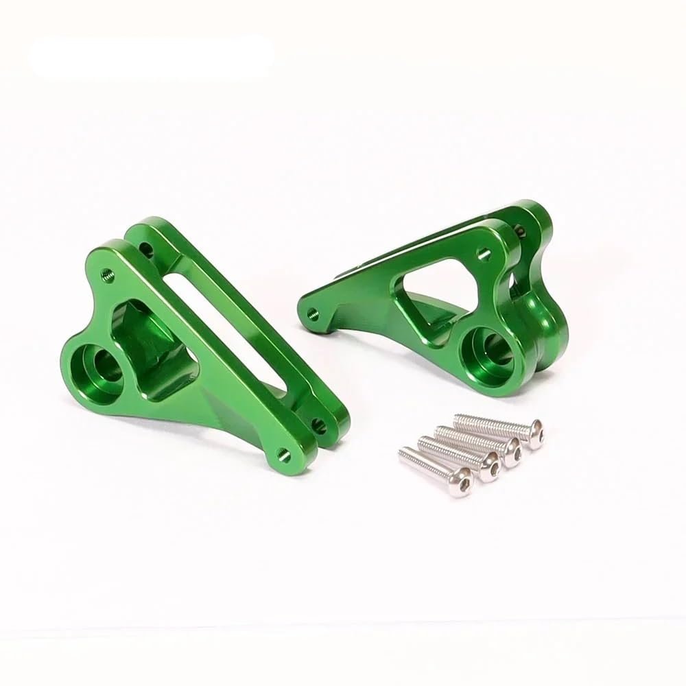 Aluminum Front/Rear Progressive-2 (90-T) Rocker Arm Set 5358 for RC Car Trax-xas 1/10 Revo 3.3 E-Revo 2.0 Slayer Pro 4X4 Summit(Front-Green)