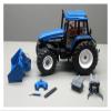 1:32 for 8360 Metal Shovel Loader Engineering Tractor Transport Vehicle Scale Car Rare Blue Model view 2