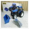 1:32 for 8360 Metal Shovel Loader Engineering Tractor Transport Vehicle Scale Car Rare Blue Model view 3