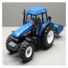 1:32 for 8360 Metal Shovel Loader Engineering Tractor Transport Vehicle Scale Car Rare Blue Model view 4