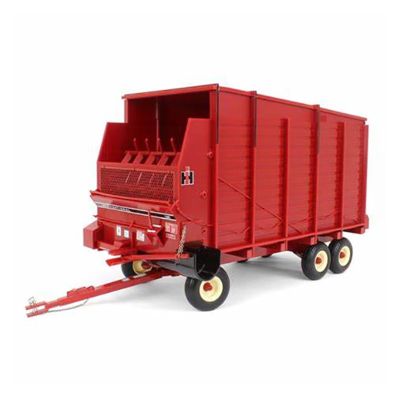 1:16 for IH 120 Forage Wagon Tractor Trailer Model Vintage Red Ornament Or Static Collectibles