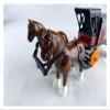 1:24 for Carriage and Truck Model Collection Limited Edition Retro Car Scale Souvenir Brown view 2