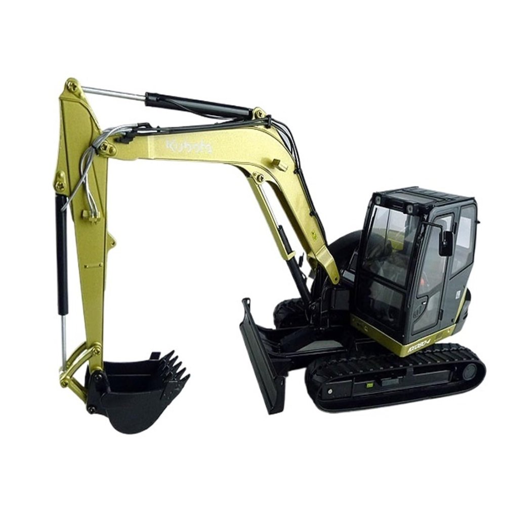 1:24 for KX080-4 Bulldozer Excavator Engineering Vehicle Model Rare Gold Model Classic Collectible