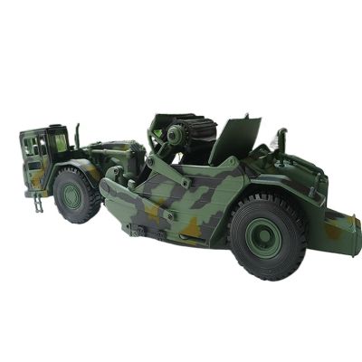 1:50 for 623G Military Scraper Camouflage Earthmover Model Green Vehicle Classic Decoration