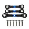 Rc Toys Parts For Tamiya For TT-02-02T 02 02T 1/10 3Pcs Steering Link Rod Servo RC Car Upgrade Parts Accessories(Blue) view 1