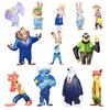 12 Pcs Cartoon Animal Figures Toys Set - City Adventure Themed Mini Action Figures Collection for Kids & Adult, Party Favors, Birthday Gifts view 1