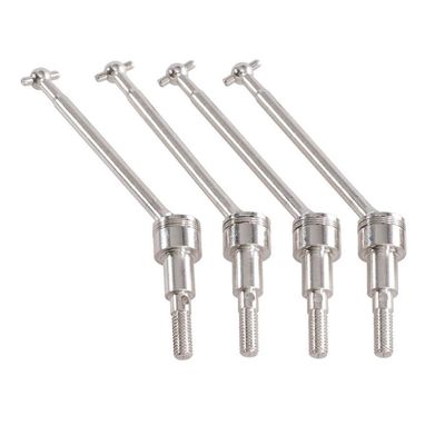 2PCS and 4PCS Metal Transmission Shaft for 1/16 RC Car 16101 16102 Pro 16103 16104 16106 Q130 Parts Accessories(4PCS)