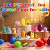 300pcs Bulk Prefilled Easter Eggs with Toys  Filled Easter Eggs for Kids, Pre Filled Easter Eggs Bulk, Stuffed Easter Eggs with Toys for Easter Egg Hunt Supplies, Basket Stuffers & Classroom Prizes view 2