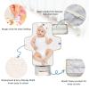 Peach Cute Cartoon Animals Reusable Changing pad Baby with Tissue Pocket Portable Changing pad for Baby for Newborns Girl & Boy view 3