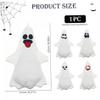 Gcroet Halloween Ghost with Light 8.7 inch Dancing and Speaking Mimicking Ghost Toy with Hanging Rope for Boy Girl Backpack Pendant, Random Face Expressions view 3