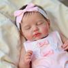 Anano Bebe Reborn De Silicona 20inch Babys Dolls for 2+ Year Old Girls Life Like Babys Dolls That Look Real Girls Baby Doll with Accessories Reborn Baby Doll Silicone Full Body Girl view 2
