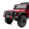 RC Models Parts For TRX-4 For TRX4 For Trxs For Axial For SCX10 RC Crawler Car Parts Bumper Metal With Winch 2 Light Remote Controller Receiver(B) view 4