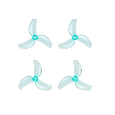 1611 3- CW CCW Propellers 1.5mm Shaft For 0802-1102 Brushless Motors Compatible With Pavo Femto Brushless BWhoop Quadcopter Models(Blue)