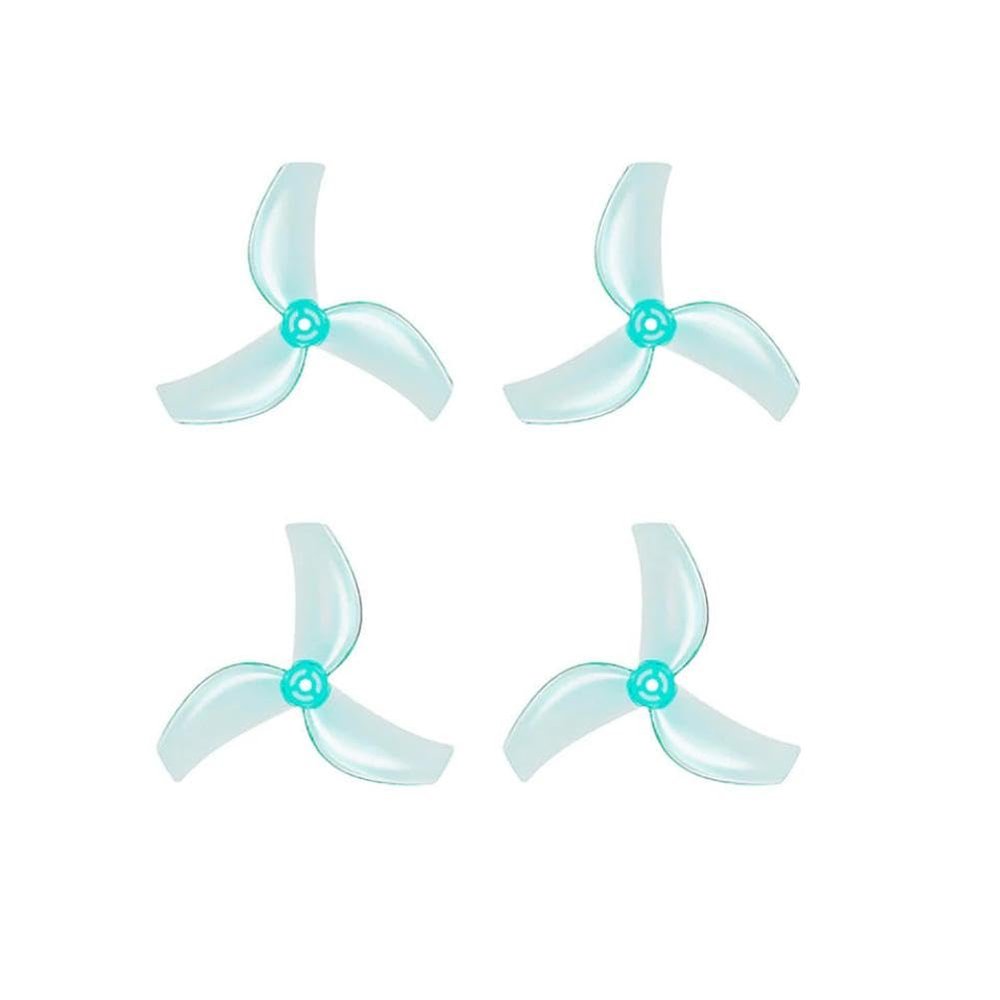 1611 3- CW CCW Propellers 1.5mm Shaft For 0802-1102 Brushless Motors Compatible With Pavo Femto Brushless BWhoop Quadcopter Models(Blue)