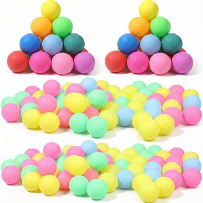 BESPORTBLE 150pcs Colorful Table Tennis Balls: 40mm Plastic Seamless Ping Pong Ball for Raffle Drawing, Games, Party Entertainment, Arts & Crafts and Pet Toys - Assorted Colors