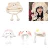 Ywmsfl Cute Furry Lamb Girls Painter Hat Cartoon Animal Cosplay Headdress Ruffled Lace Faux Lamb Painter Hat With Furry view 2