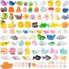 100PCS Mini Ocean Resin Animals Tiny Sea Animals Figurines Marine Miniature Plastic Animals Aquarium Ornaments Decorations for DIY Fish Tank Potted Micro Fairy Garden Dollhouse view 2