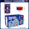 28 Packs Valentines Day Gifts for Kids, Valentines Galaxy Hearts Slime with Valentines Cards Stress Relief Fidget Toy for Kids Boys Girls School Classroom Prizes Party Favors Valentine Exchange Gifts view 3