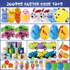 200pcs Bulk Prefilled Easter Eggs with Toys, Filled Easter Eggs for Kids Hunt Party Supplies, Basket Stuffers & Classroom Prizes, Pre-filled Easter Eggs with Toys for Fun Events and Surprises view 2