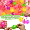 24 Pack Valentines LED Puffy Ball Toys ,Valentines Day Gifts with Valentine Cards Flashing Spiky Ball Toys Bulk Stress Relief School Classroom Prizes for Kids Boy Girl Exchange Gifts Party Favors view 4