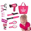 Girls Hairdryer Beauty Set - Fun Hairstyling Gadgets, Soft-Touch Build, Vibrant Salon Accessories, Easy Pretend-Play Components | Hairdresser Toy Bundle During Kindergarten Creative Playtime view 1