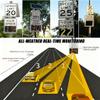 HCAUYNN Solar Radar Traffic Sign, LED Speed Limit Feedback Sign - Adjustable Speed Monitor, Durable Design for Highways & Street Use 24"x35" White view 4