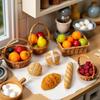 4 Pcs 1/12 Miniature Bread Resin Dollhouse Decoration Mix Bakery Bread Mini House Food Decoration Accessories view 3